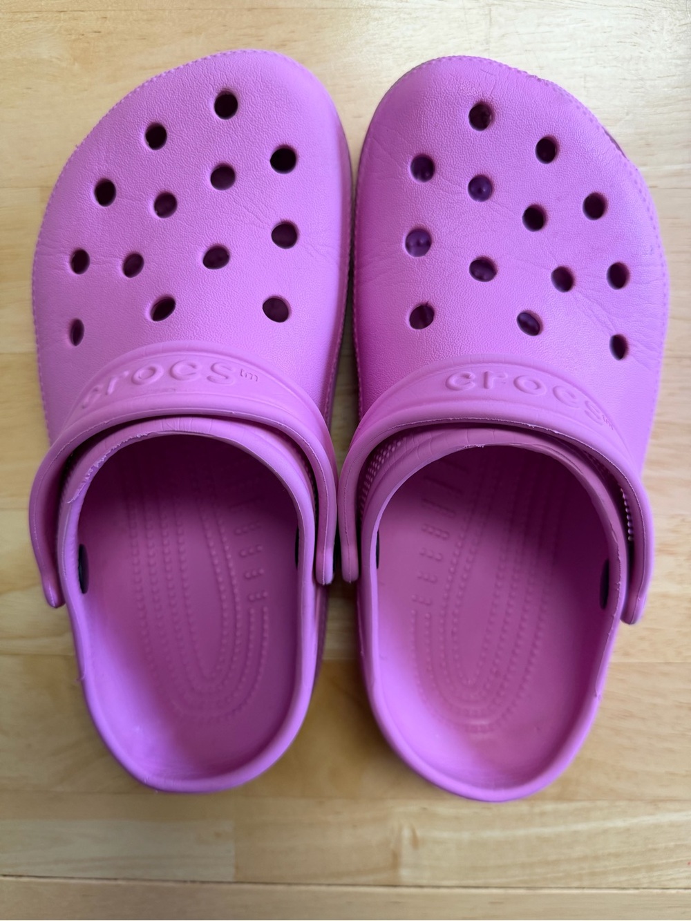 CROCS Kids Classic Clog - pink - girls size 3